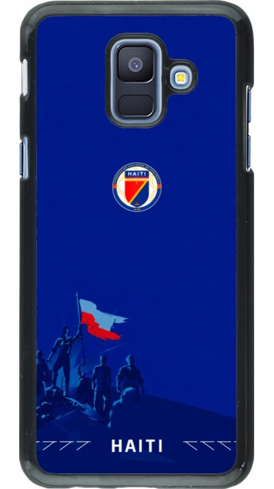 Samsung Galaxy A6 Case Hülle - Haiti 2026 personalisierbares Fussballtrikot