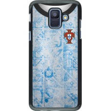 Samsung Galaxy A6 Case Hülle - Portugal Away personalisierbares Fussballtrikot