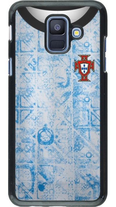 Samsung Galaxy A6 Case Hülle - Portugal Away personalisierbares Fussballtrikot
