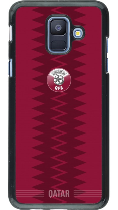 Samsung Galaxy A6 Case Hülle - Qatar 2026 personalisierbares Fussballtrikot