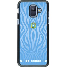 Samsung Galaxy A6 Case Hülle - Demokratische Republik Kongo 2026 personalisierbares Fussballtrikot