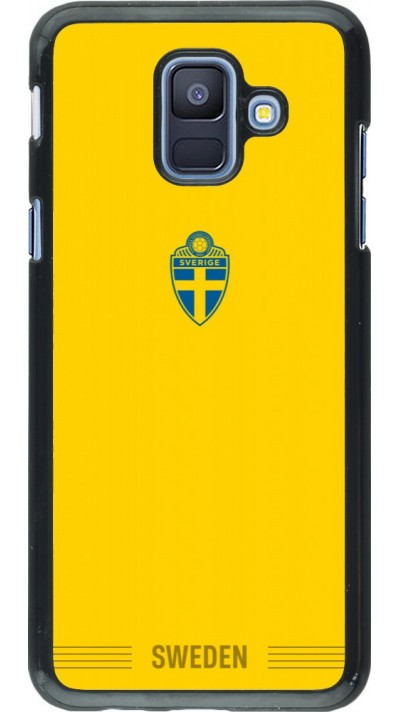 Samsung Galaxy A6 Case Hülle - Schweden 2026 personalisierbares Fussballtrikot
