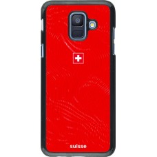 Samsung Galaxy A6 Case Hülle - Schweiz 2026 personalisierbares Fussballtrikot