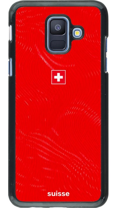 Samsung Galaxy A6 Case Hülle - Schweiz 2026 personalisierbares Fussballtrikot