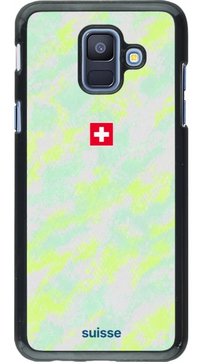 Samsung Galaxy A6 Case Hülle - Schweiz Away 2026 personalisierbares Fussballtrikot