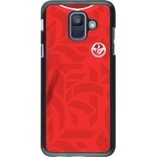 Samsung Galaxy A6 Case Hülle - Tunesien 2022 personalisierbares Fussballtrikot