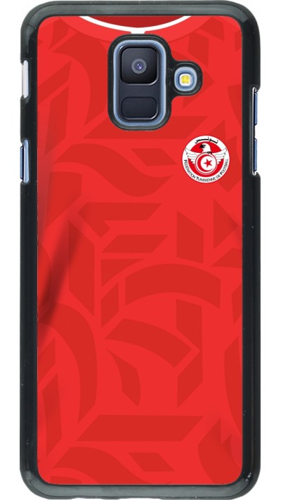 Samsung Galaxy A6 Case Hülle - Tunesien 2022 personalisierbares Fussballtrikot