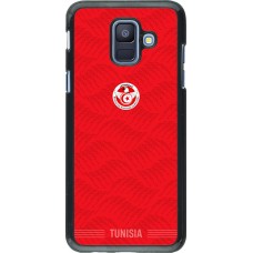 Samsung Galaxy A6 Case Hülle - Tunesien 2026 personalisierbares Fussballtrikot