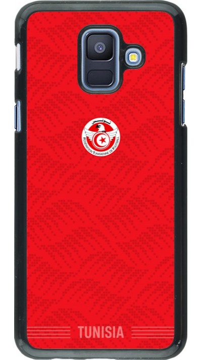 Samsung Galaxy A6 Case Hülle - Tunesien 2026 personalisierbares Fussballtrikot