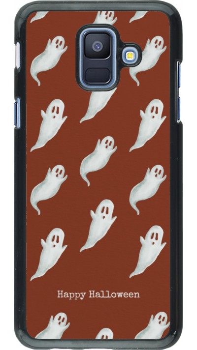 Samsung Galaxy A6 Case Hülle - Halloween 2025 Pattern of ghosts