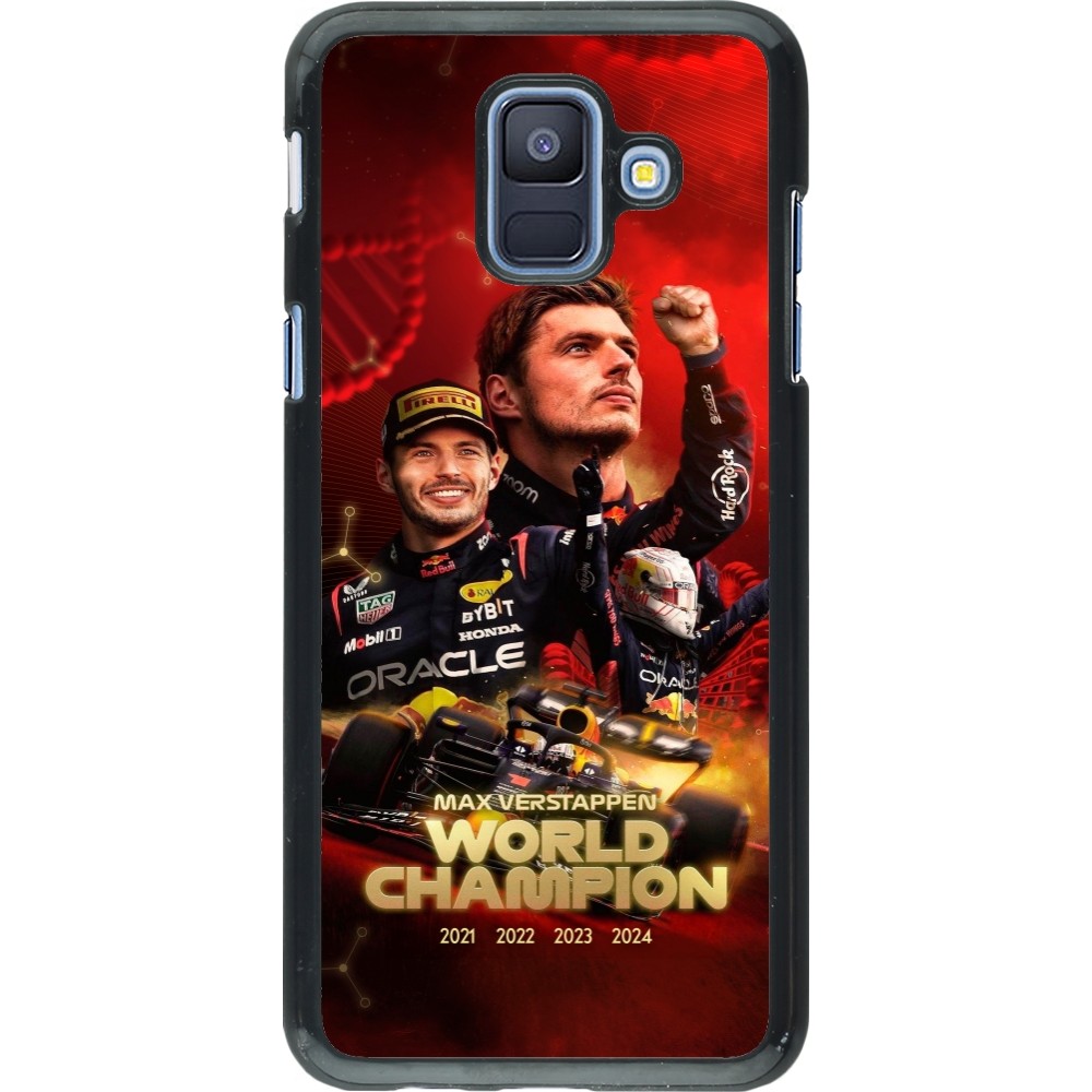 Samsung Galaxy A6 Case Hülle - Max Verstappen Champion 2023