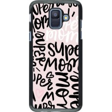 Samsung Galaxy A6 Case Hülle - Mom 2024 Super mom