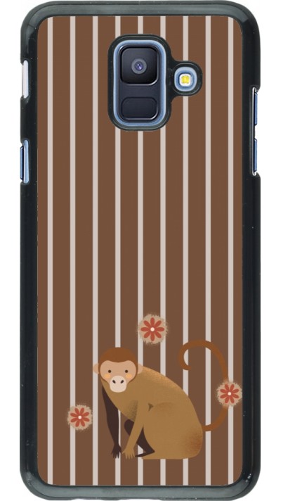 Coque Samsung Galaxy A6 - Monkey with stripes