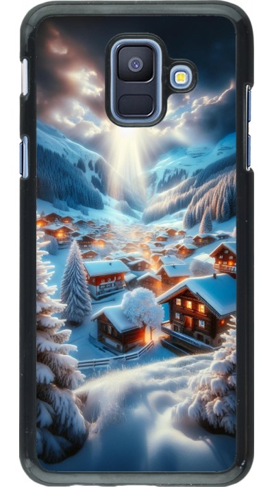 Coque Samsung Galaxy A6 - Mont Neige Lumière