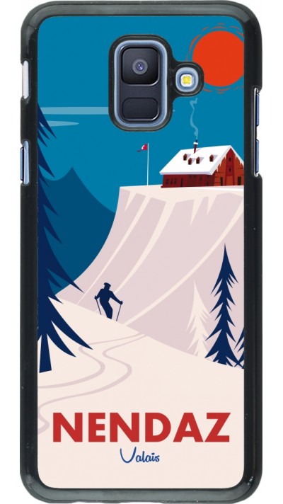 Samsung Galaxy A6 Case Hülle - Nendaz Cabane Ski