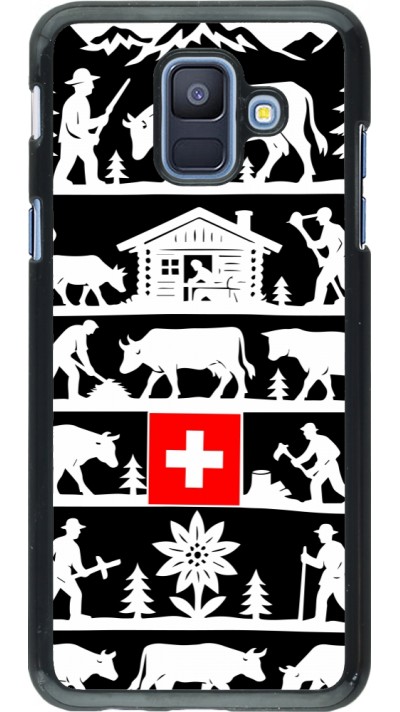 Samsung Galaxy A6 Case Hülle - Poya Schweiz 1 schwarz