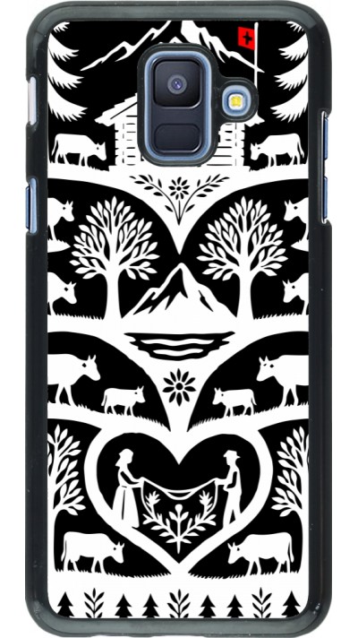 Samsung Galaxy A6 Case Hülle - Poya Schweiz 2 schwarz