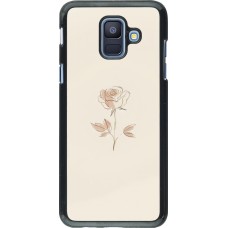 Samsung Galaxy A6 Case Hülle - Rosa Sand Minimalistisch