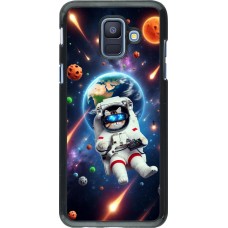Samsung Galaxy A6 Case Hülle - VR SpaceCat Odyssee