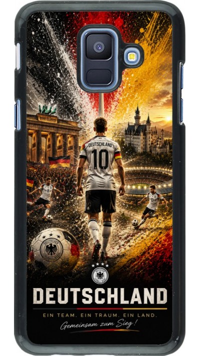 Coque Samsung Galaxy A6 - Football Allemagne splash 2026