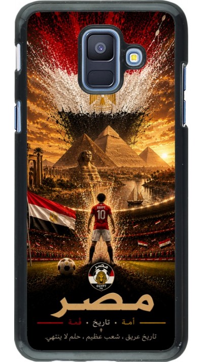 Coque Samsung Galaxy A6 - Football Égypte splash 2026