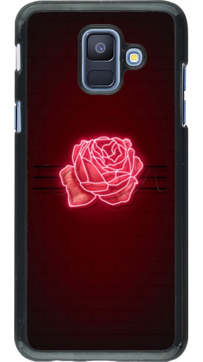 Samsung Galaxy A6 Case Hülle - Spring 23 neon rose