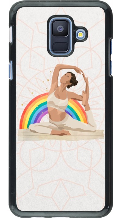 Samsung Galaxy A6 Case Hülle - Spring 23 yoga vibe