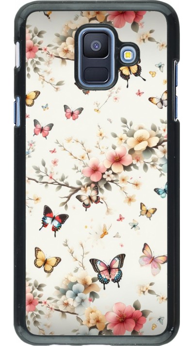 Coque Samsung Galaxy A6 - Spring 25 Papillons Légers