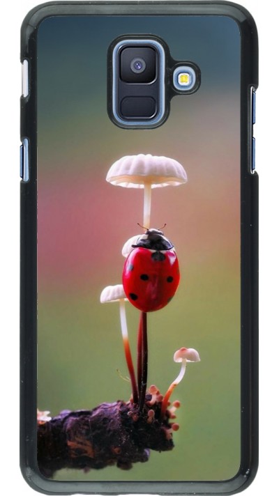 Coque Samsung Galaxy A6 - Ladybird on a mushroom Spring 2026