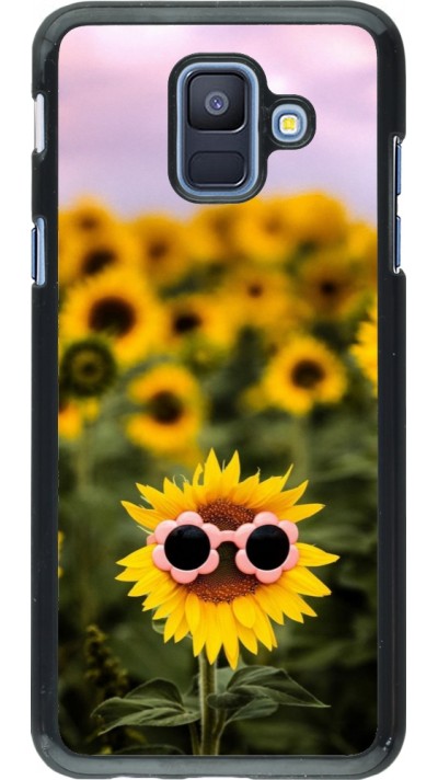 Coque Samsung Galaxy A6 - Sunflower with glasses Spring 2026