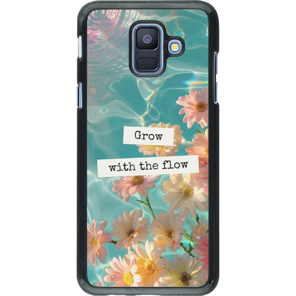 Samsung Galaxy A6 Case Hülle - Summer 2025 Grow with the flow