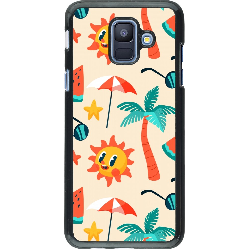 Samsung Galaxy A6 Case Hülle - Summer 2025 Pattern soleil