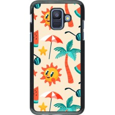Samsung Galaxy A6 Case Hülle - Summer 2025 Pattern soleil