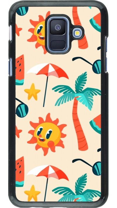 Samsung Galaxy A6 Case Hülle - Summer 2025 Pattern soleil