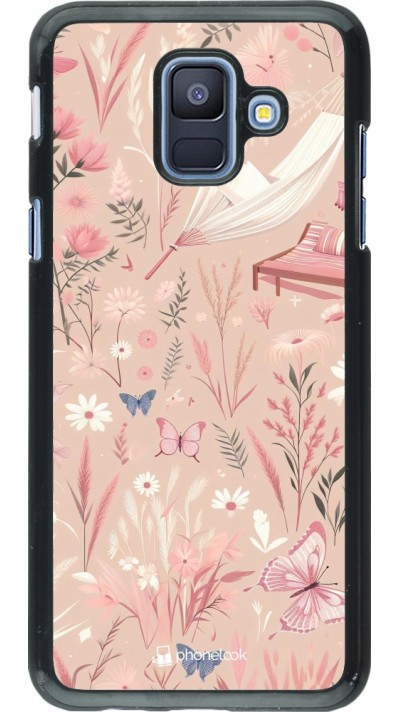 Samsung Galaxy A6 Case Hülle - Sommer Pastellmuster