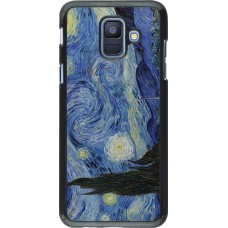 Samsung Galaxy A6 Case Hülle - Kunstbild - Sternennacht - Van Gogh