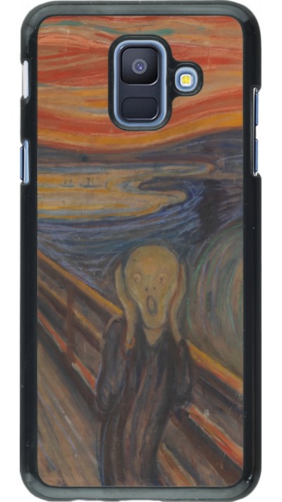 Coque Samsung Galaxy A6 - Tableau art - Le Cri - Edvard Munch