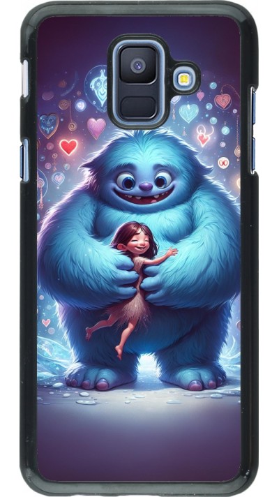 Samsung Galaxy A6 Case Hülle - Valentin 2024 Flauschige Liebe