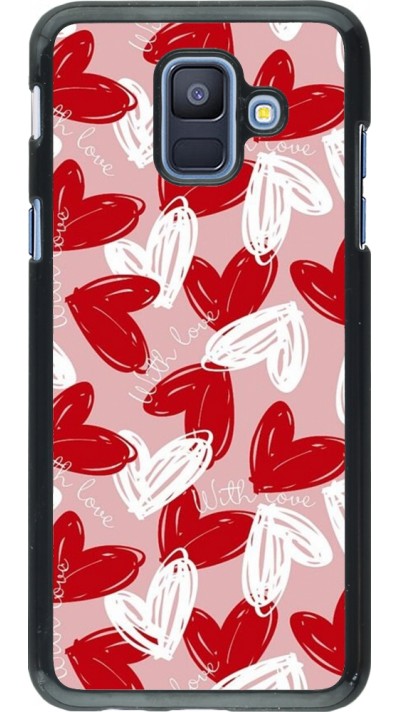 Samsung Galaxy A6 Case Hülle - Valentine 2024 with love heart