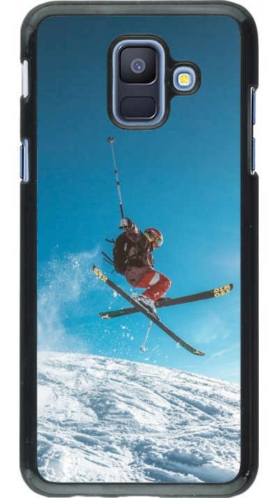 Samsung Galaxy A6 Case Hülle - Winter 22 Ski Jump