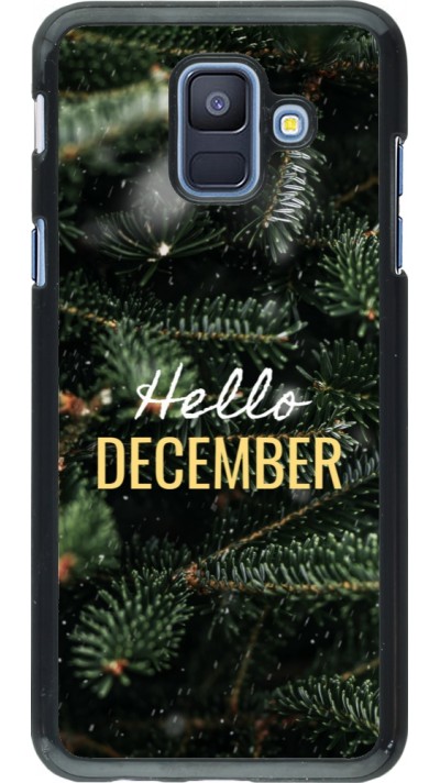 Samsung Galaxy A6 Case Hülle - Winter 25 Winter hello december