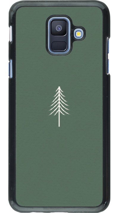 Samsung Galaxy A6 Case Hülle - Christmas 22 minimalist tree