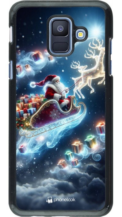 Samsung Galaxy A6 Case Hülle - Weihnachten 2023 Verzauberter Weihnachtsmann