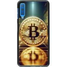 Samsung Galaxy A7 Case Hülle - Bitcoin Stehen