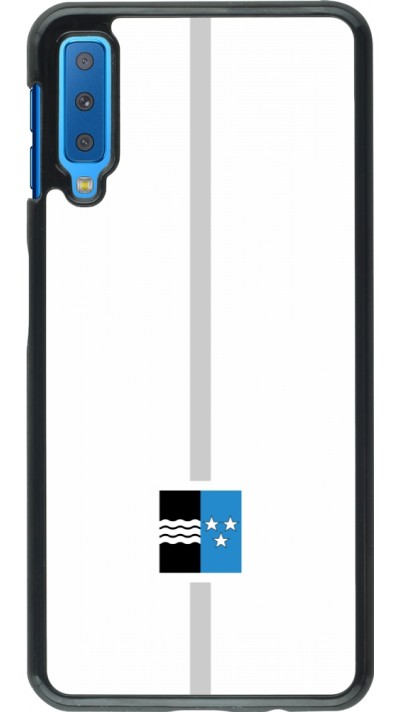 Samsung Galaxy A7 Case Hülle - Kanton AG weiss