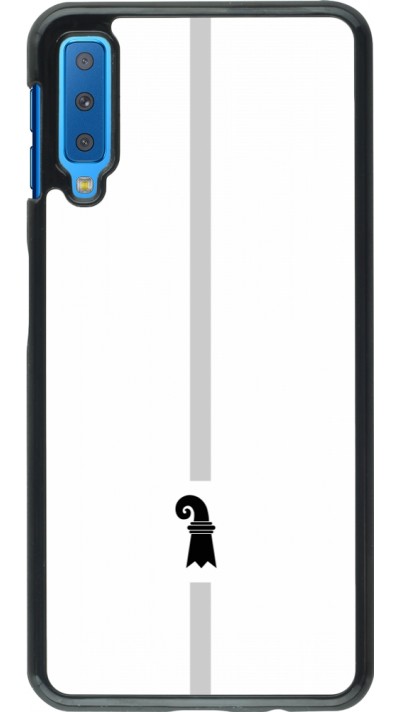 Samsung Galaxy A7 Case Hülle - Kanton BS weiss
