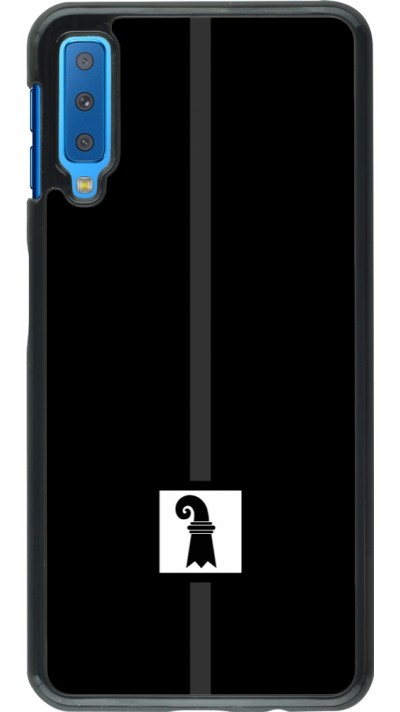 Samsung Galaxy A7 Case Hülle - Kanton BS schwarz