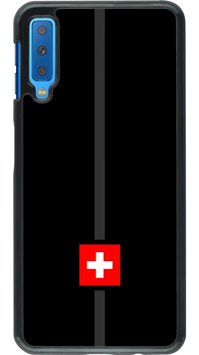 Samsung Galaxy A7 Case Hülle - Kanton CH schwarz