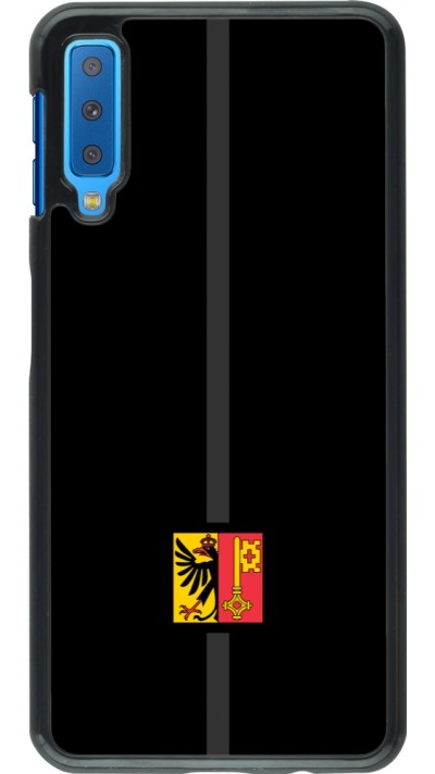 Samsung Galaxy A7 Case Hülle - Kanton GE schwarz