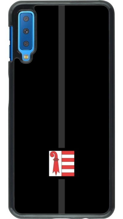 Samsung Galaxy A7 Case Hülle - Kanton JU schwarz